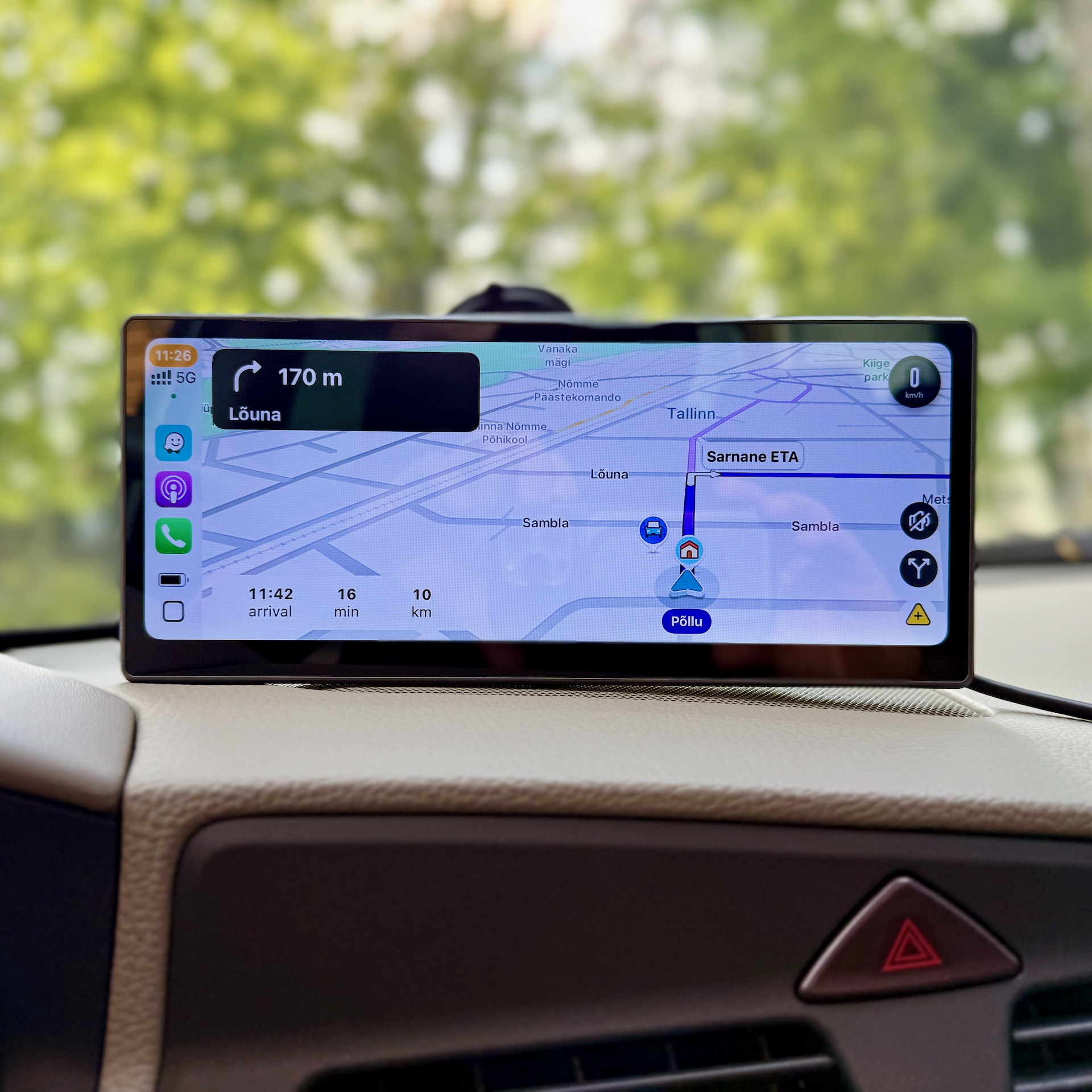 Carabc D808 ir D1025 CarPlay bei Android Auto ekranų dydžių skirtumai