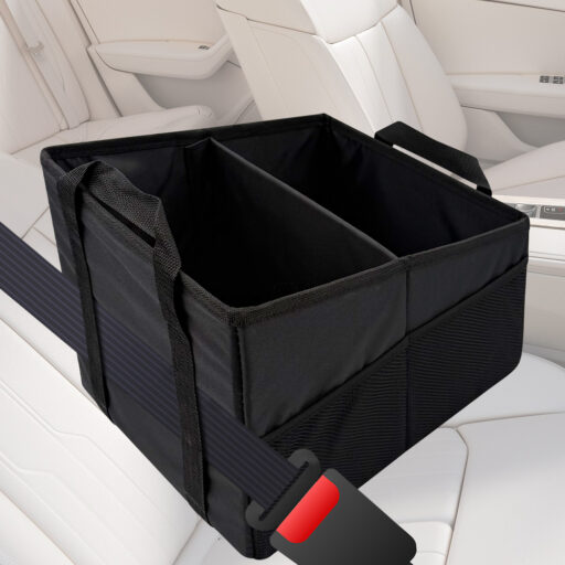 Autoistme hoiukast, kinnitatav turvavööga