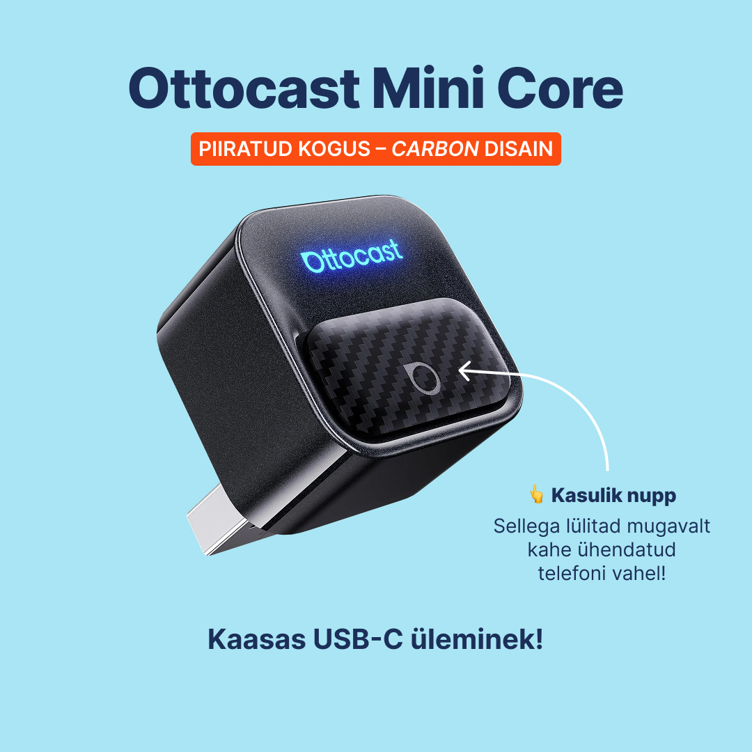 2026 "Ottocast Mini Pico" belaidis "CarPlay" / "Android Auto" adapteris - Image 3