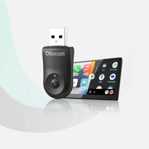 Ottocast Mini 2.0 Flow belaidis CarPlay / Android Auto adapteris