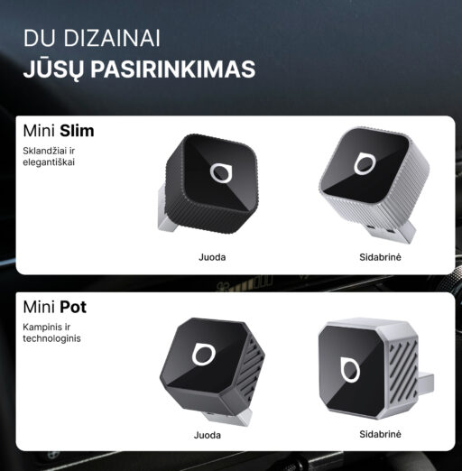 Ottocast Mini Cube 3.0 belaidis CarPlay / Android Auto adapteris