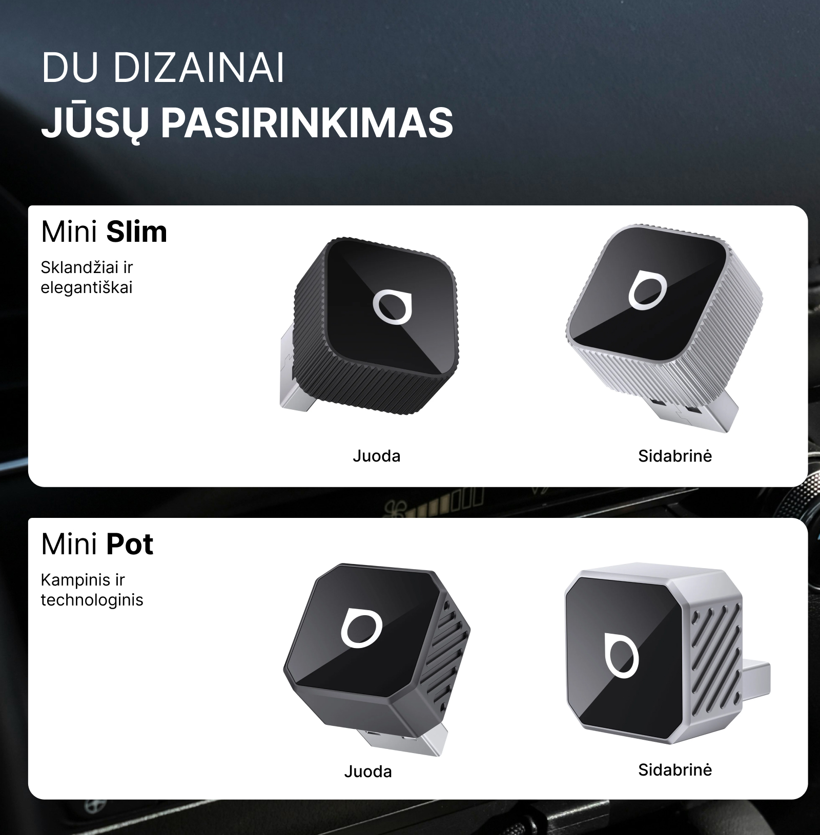 Ottocast Mini Cube 3.0 belaidis CarPlay / Android Auto adapteris - Image 5