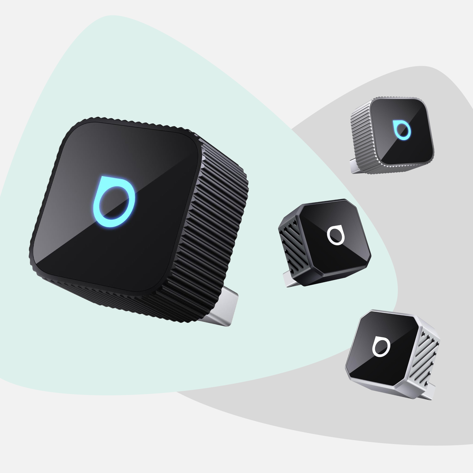 Ottocast Mini Cube 3.0 belaidis CarPlay / Android Auto adapteris - Image 1
