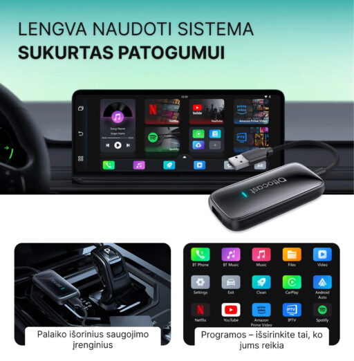 Ottocast Play2Video Ultra AI Box (2025 m. modelis)