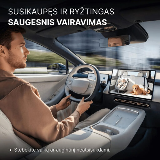 Ottocast Cabin Care galinės sėdynės kamera + belaidis CarPlay - Image 8