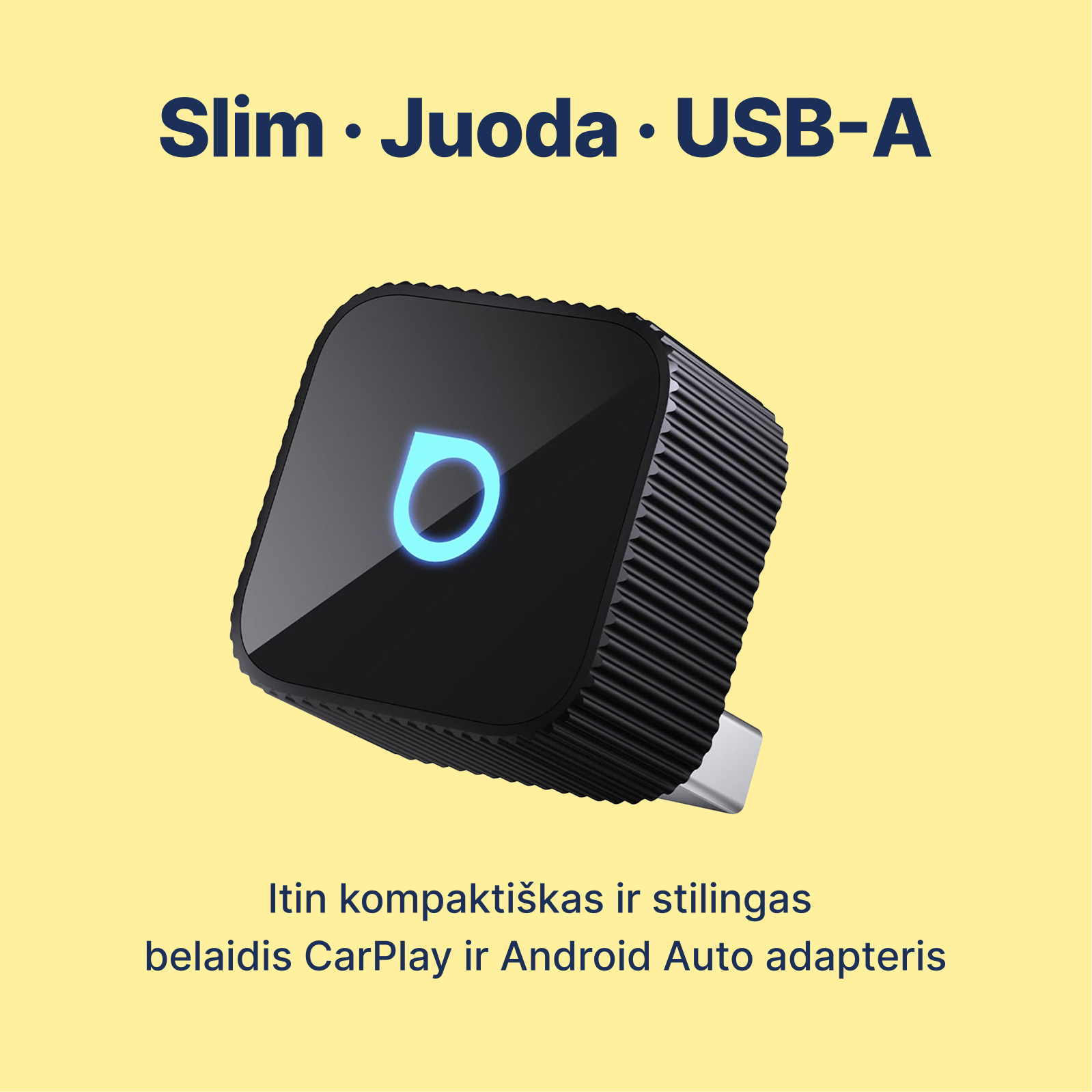 Ottocast Mini Cube 3.0 belaidis CarPlay / Android Auto adapteris - Image 13