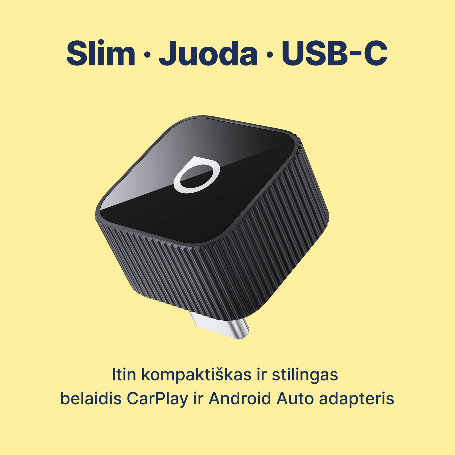 Ottocast Mini Cube 3.0 belaidis CarPlay / Android Auto adapteris - Image 9
