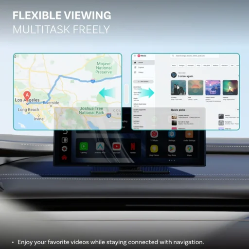 Ottoscreen AI universalus multimedijos centras + CarPlay + Android Auto + galinio vaizdo kamera - Image 7