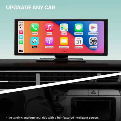 Ottoscreen AI universalus multimedijos centras + CarPlay + Android Auto + galinio vaizdo kamera - Image 8