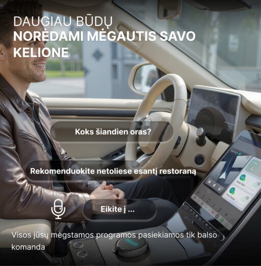 OttoAibox P3 Pro AI Box, vaizdo grotuvas + belaidis CarPlay ir Android Auto