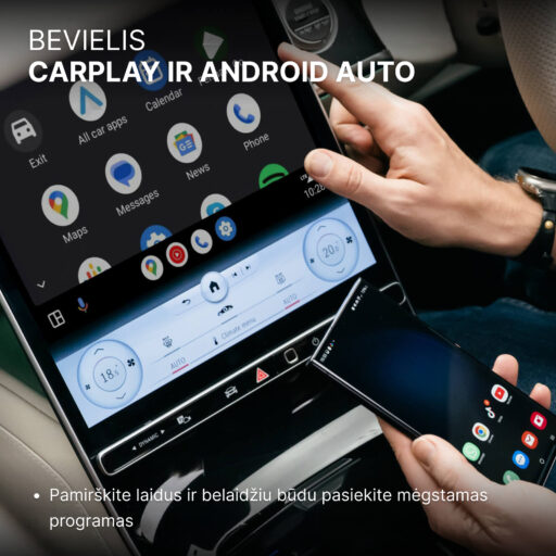 OttoAibox P3 Pro AI Box, vaizdo grotuvas + belaidis CarPlay ir Android Auto - Image 6