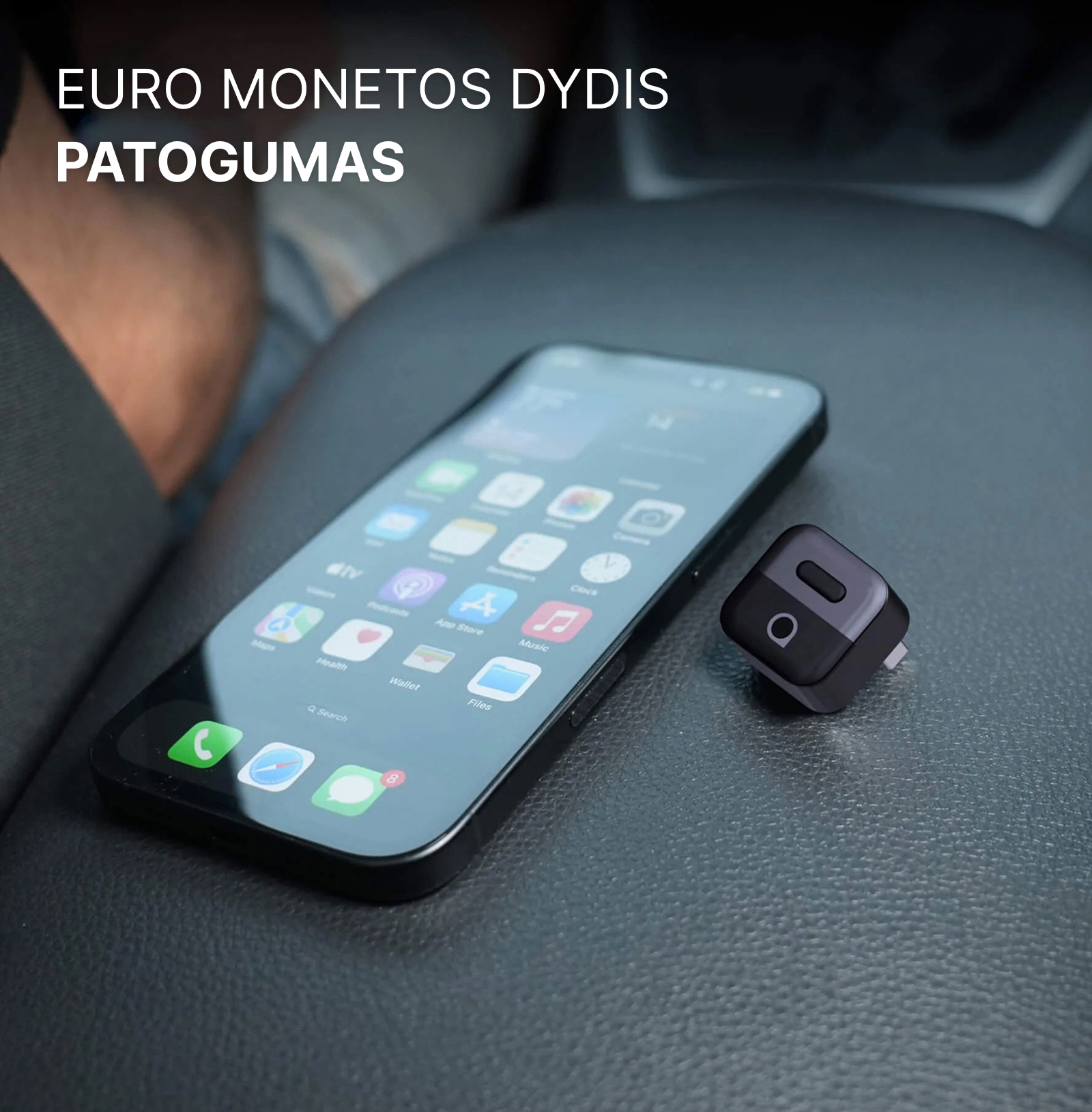2026 Ottocast Mini Pico belaidis CarPlay / Android Auto adapteris - Image 6
