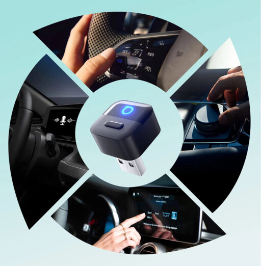 2026 Ottocast Mini Pico belaidis CarPlay / Android Auto adapteris