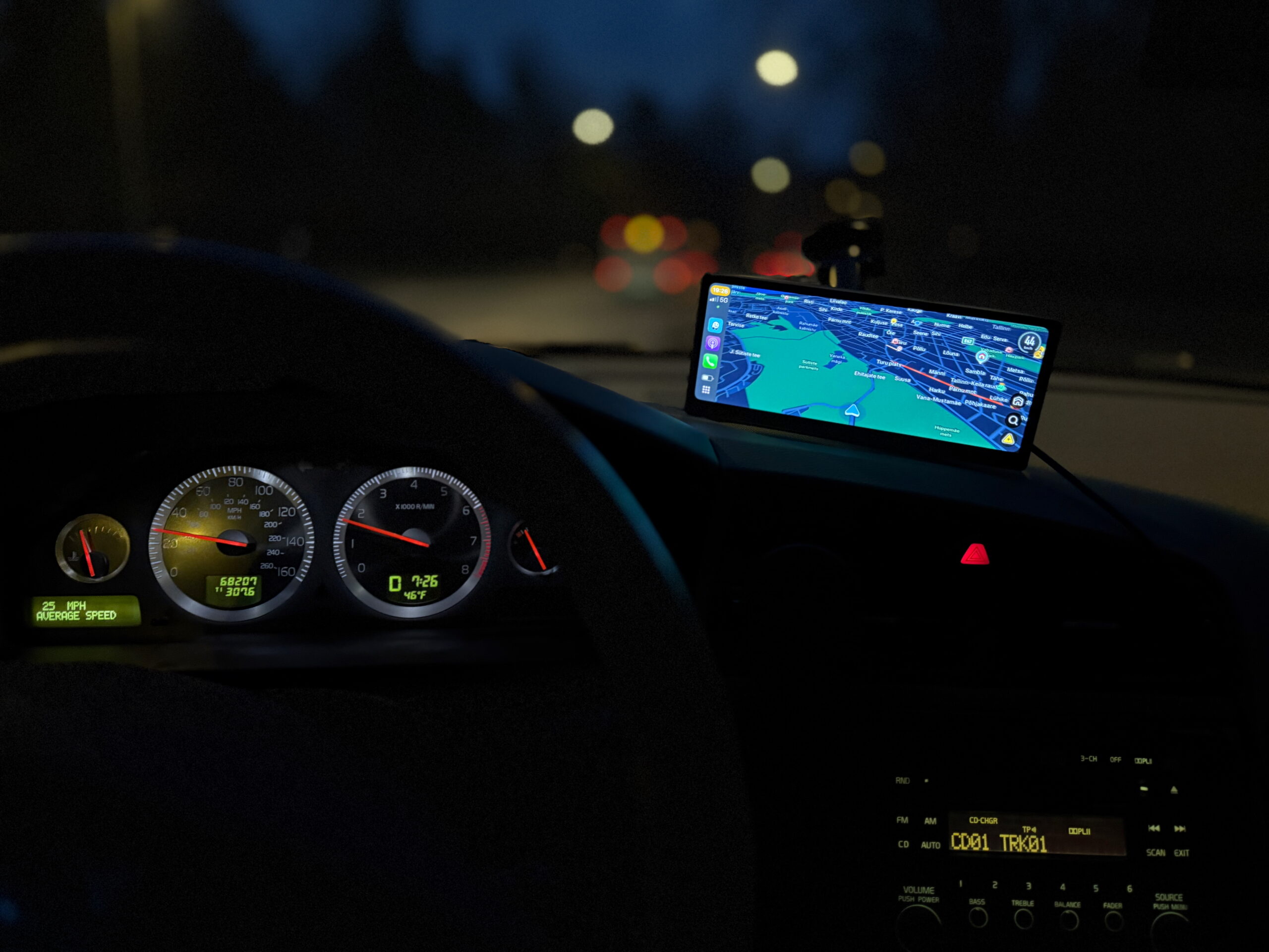 Päriselu paigaldusnäide Volvos – pimedas