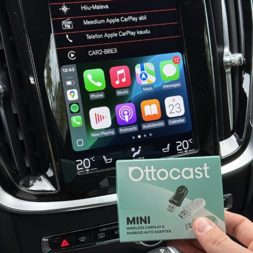 Ottocast Mini 2.0 Flow juhtmevaba CarPlay / Android Auto adapter - Image 3