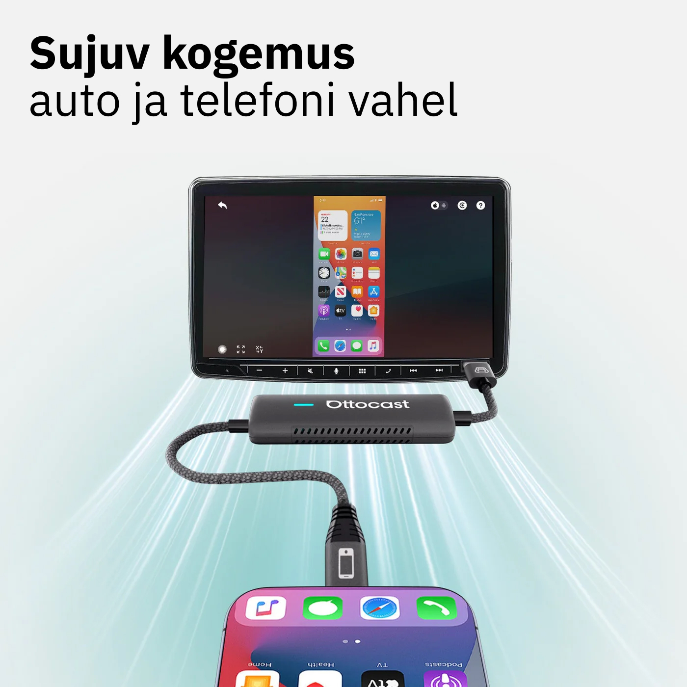Sujuv kogemus auto ja telefoni vahel