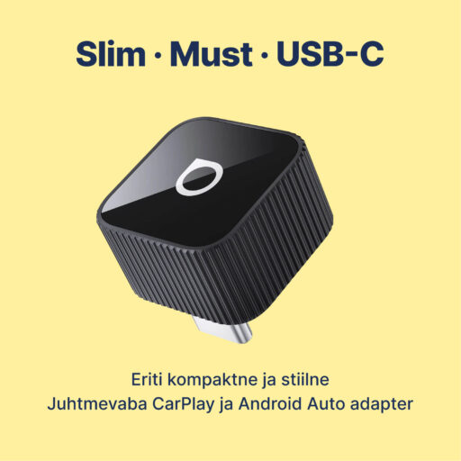 Ottocast Mini Cube 3.0 CarPlay / Android Auto juhtmevaba adapter