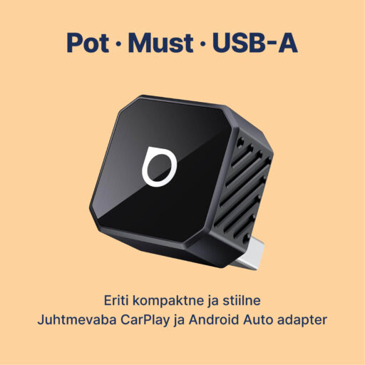 Ottocast Mini Cube 3.0 CarPlay / Android Auto juhtmevaba adapter