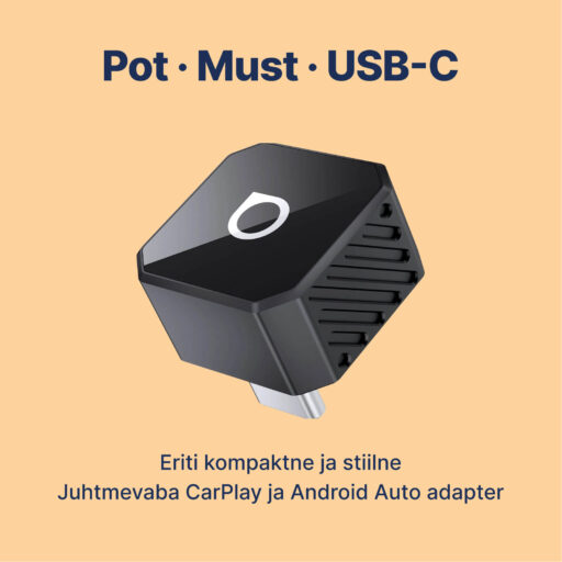 Ottocast Mini Cube 3.0 CarPlay / Android Auto juhtmevaba adapter