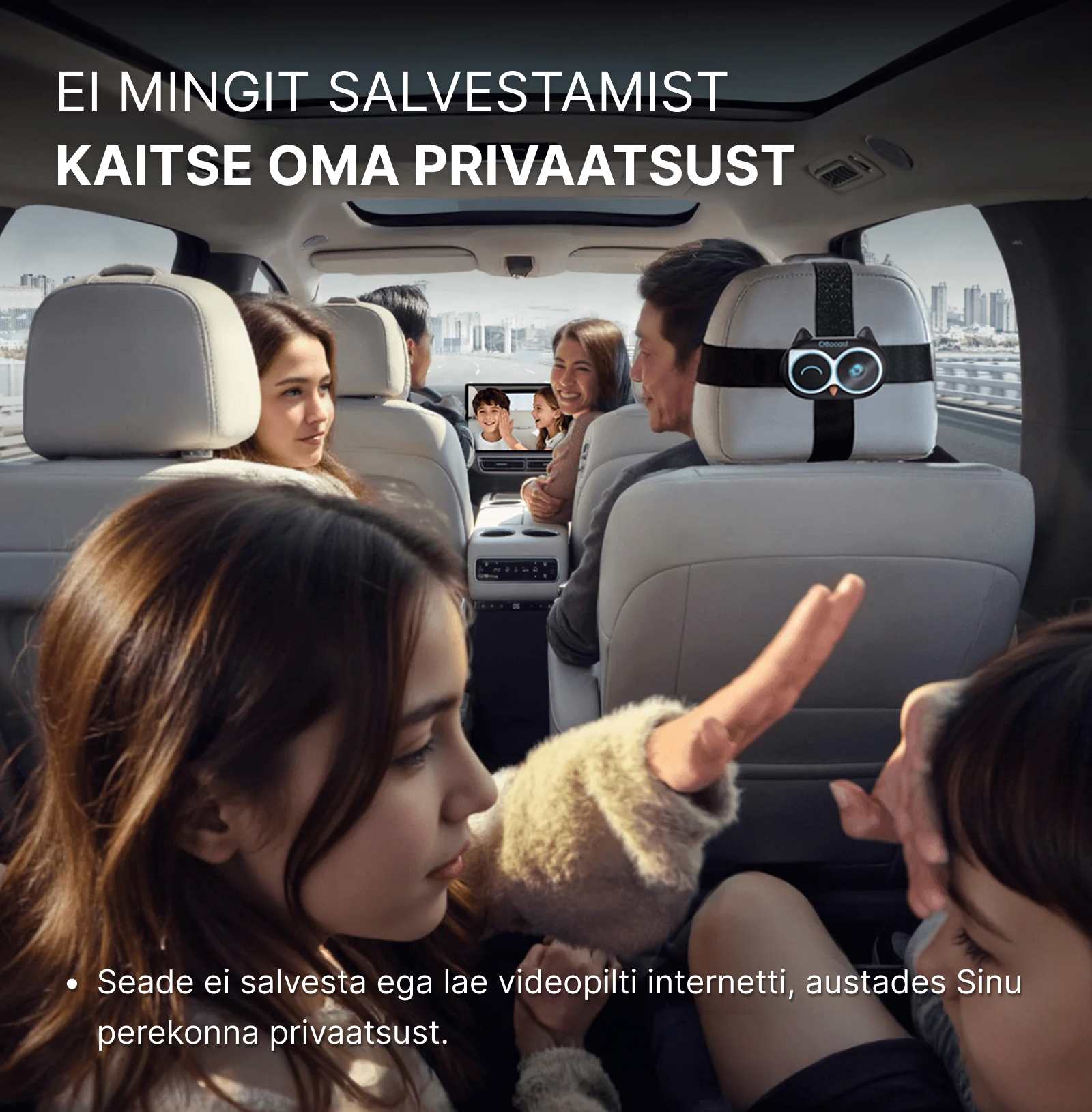 Ottocast Cabin Care tagaistme kaamera + juhtmevaba CarPlay - Image 6
