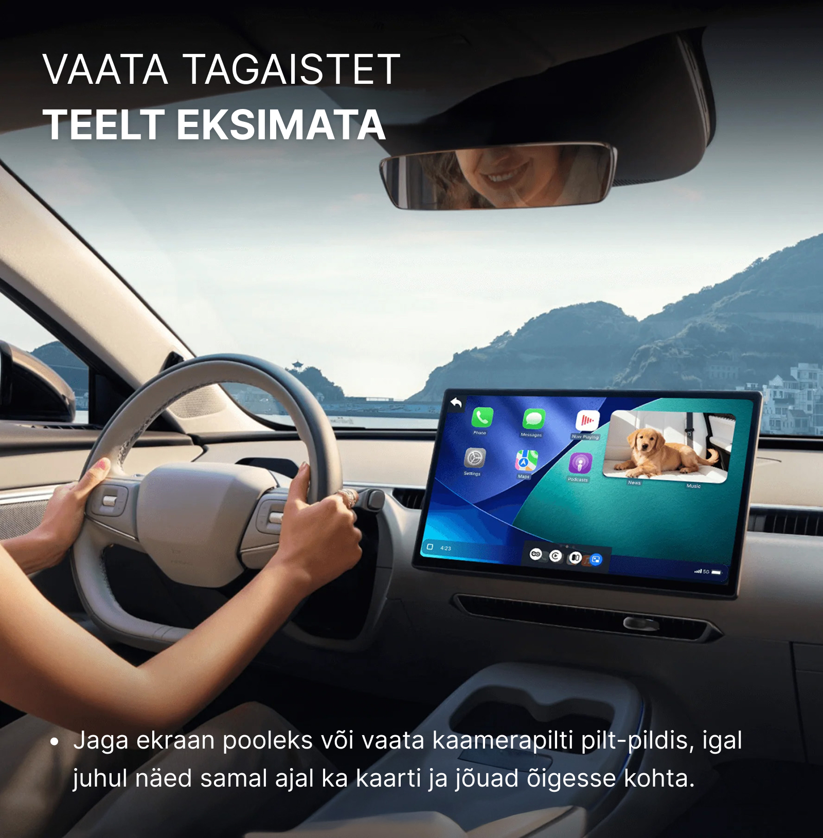 Ottocast Cabin Care tagaistme kaamera + juhtmevaba CarPlay - Image 7