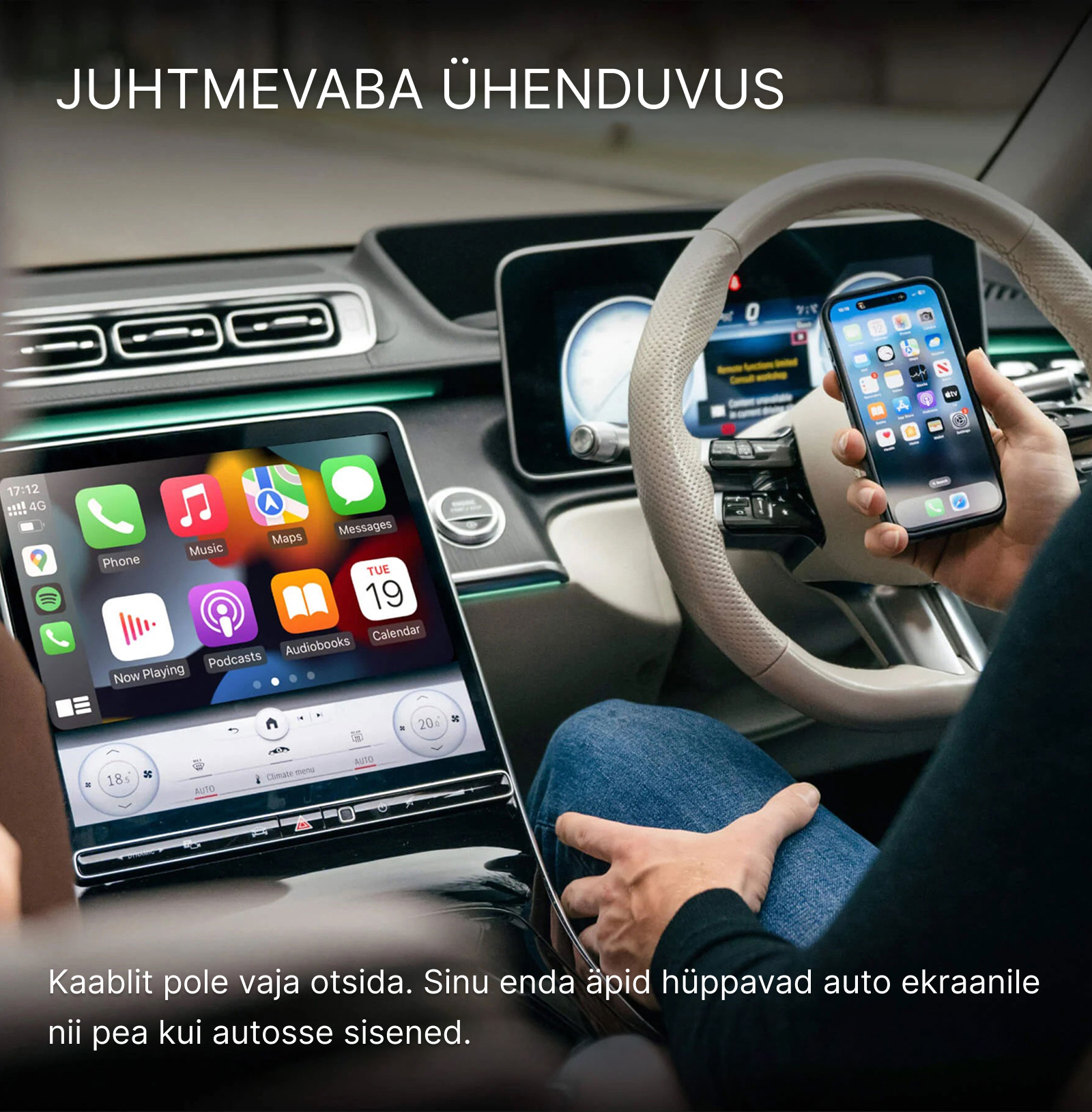 2026 Ottocast Mini Pico juhtmevaba CarPlay / Android Auto adapter - Image 3